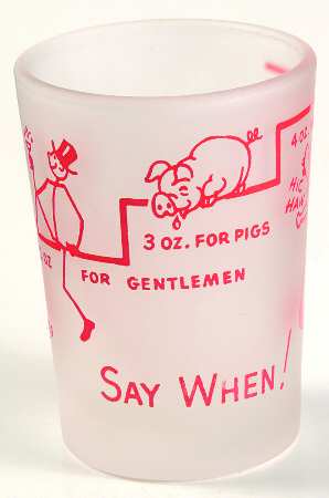 Say When Shot Glass