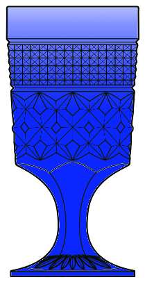 Wexford Blue by Anchor Hocking