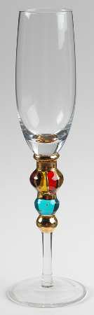 Christmas Splendor Fluted Champagne