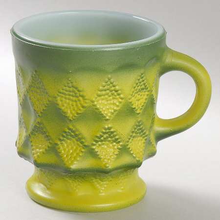 Kimberly Light Green and Dark Green by Anchor Hocking