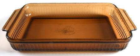 Harvest Amber 14" Rectangular Baker