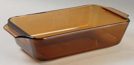 Harvest Amber Loaf Pan