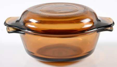 Harvest Amber Individual Casserole & Lid