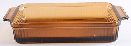 Harvest Amber Rectangular Baker