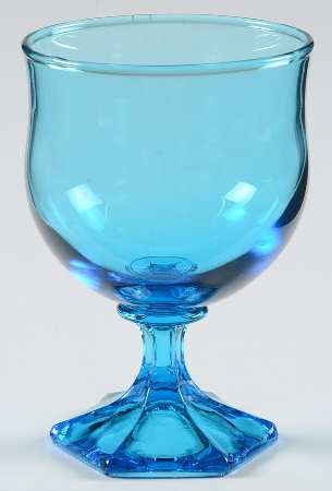 Flair Blue (Laser) (Multi Side Foot) Champagne/Tall Sherbet