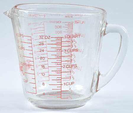 Crystal Clear 1 Quart Measuring Cup by Anchor Hocking