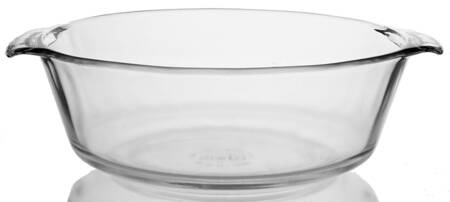 Crystal Clear 3 Quart Round Covered Casserole No Lid by Anchor Hocking