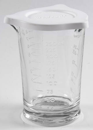 Oven Basics Triple Pour Measuring Cup with Plastic Lid