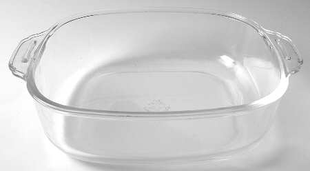 Crystal Clear 3 Quart Square Roaster by Anchor Hocking