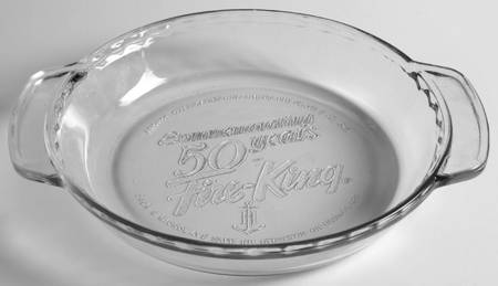 Crystal Clear Deep Pie Dish by Anchor Hocking