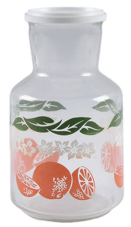 Oranges Juice Container & Plastic Lid