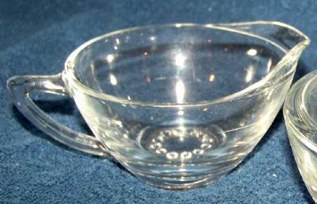 Hobnail Clear Creamer