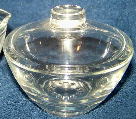 Hobnail Clear Sugar Bowl & Lid