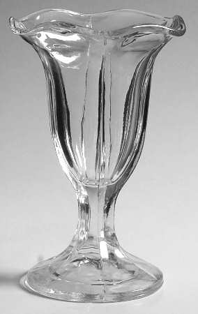 Fountainware Clear Footed Sundae Glass