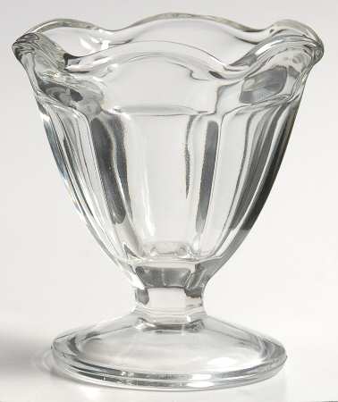 Fountainware Clear Low Sherbet