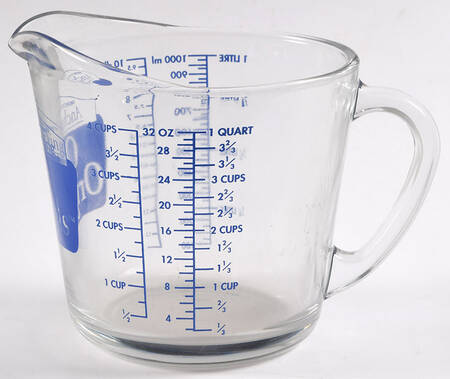 Oven Basics 1 Quart Measuring Cup