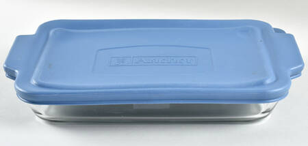 Oven Basics 13" Rectangular Baker & Plastic Lid