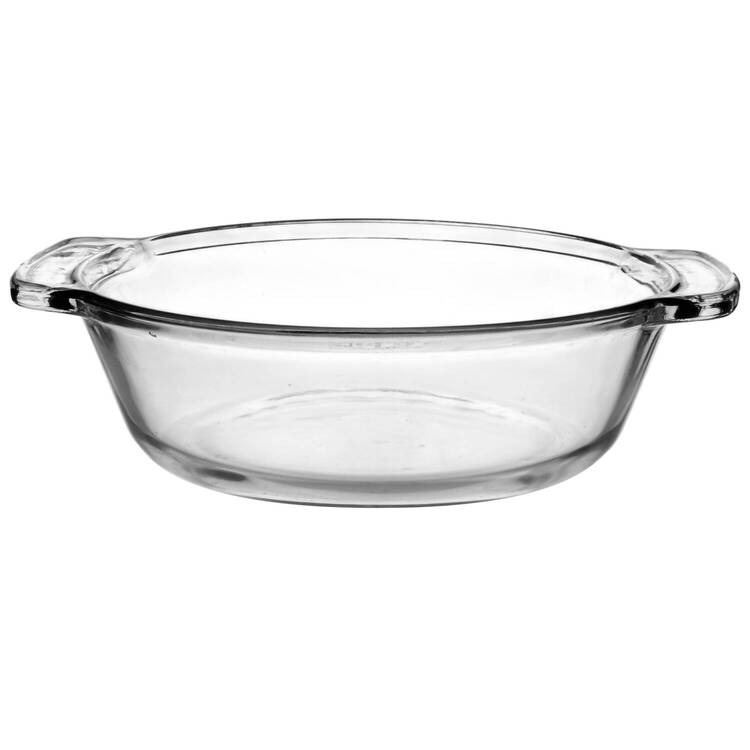 Oven Basics 2 Quart Round Covered Casserole, No Lid