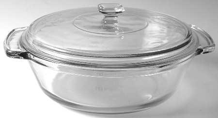 Oven Basics 2 Quart Round Covered Casserole