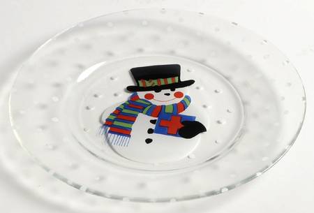 Snowman 7" Salad Plate