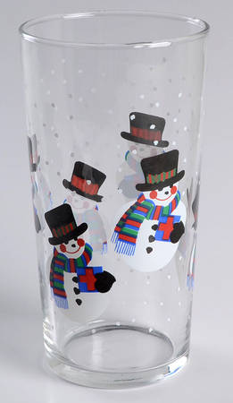 Snowman Flat Tumbler