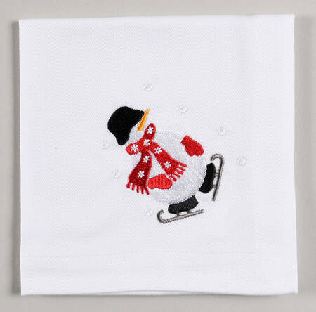 Snowman Linen Napkin