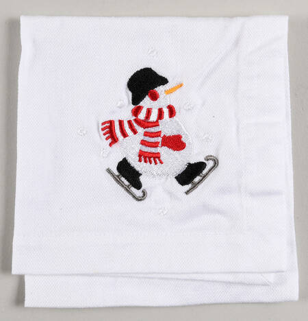 Snowman Linen Napkin