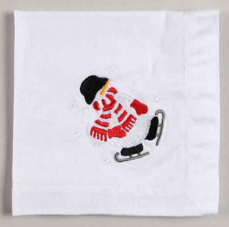 Snowman Linen Napkin