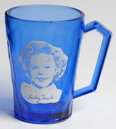 Shirley Temple Ritz Cobalt Blue Mug