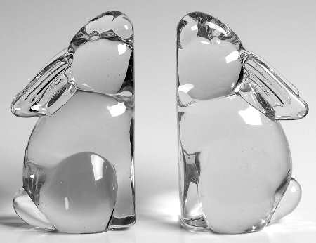 Animals & Figurines (Set of 2) #8920 Rabbit Bookends