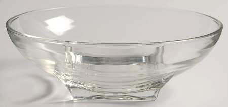 Colony Swirl Square Clear Individual Salad Bowl