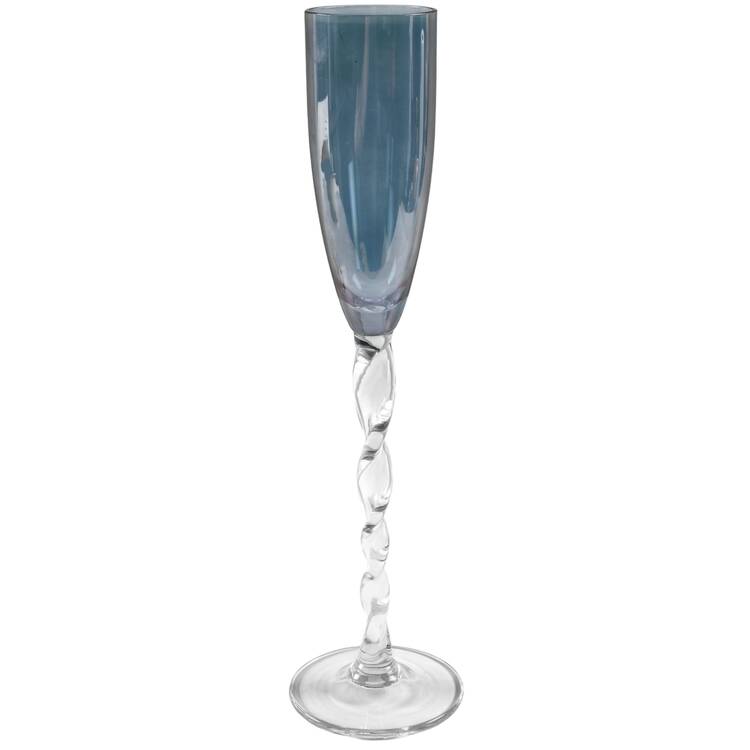 Adriana Aqua Fluted Champagne