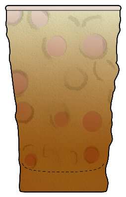 Milano Desert Gold Flat Juice Glass