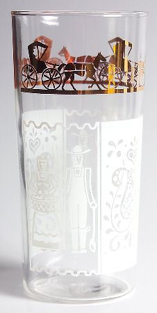 Horse and Buggy 16 Oz Flat Tumbler