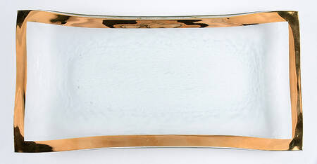 Roman Antique Gold 11" Rectangular Tray