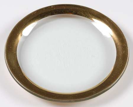 Roman Antique Gold Dessert Plate