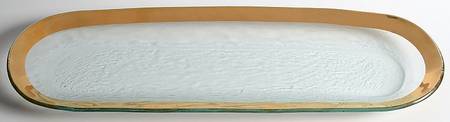 Roman Antique Gold Bread Tray