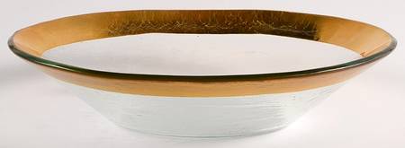 Roman Antique Gold 10" Oval Vegetable Bowl