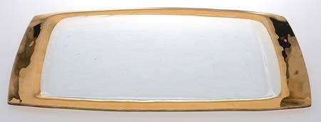 Roman Antique Gold 18" Rectangular Tray