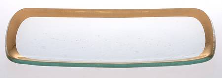 Roman Antique Gold 9" Oblong Relish