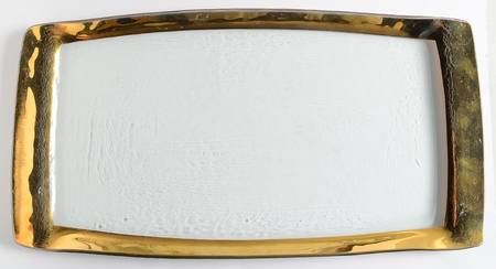 Roman Antique Gold 20" Rectangular Tray