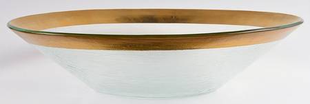 Roman Antique Gold 13" Salad Bowl