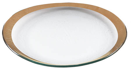 Retro Gold Dinner Plate
