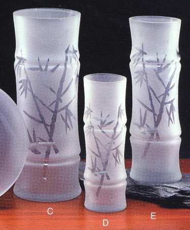 Bamboo 12" Flower Vase