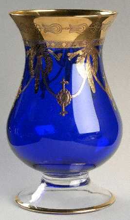 AIZ2 Cobalt Blue 9" Flower Vase