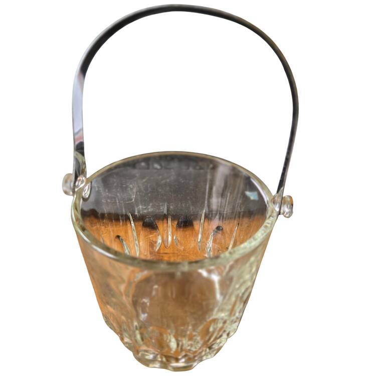 Reflection Clear Handled Ice Bucket