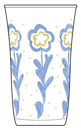 Spring Showers by Anthropologie Glass