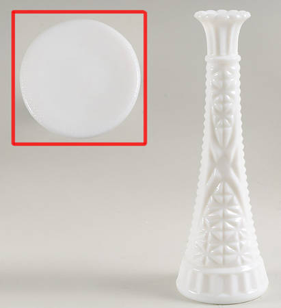 1071 Milk Glass 9" Bud Vase
