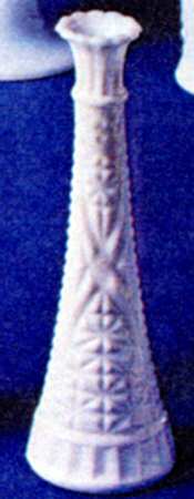 1071 Milk Glass 8" Bud Vase