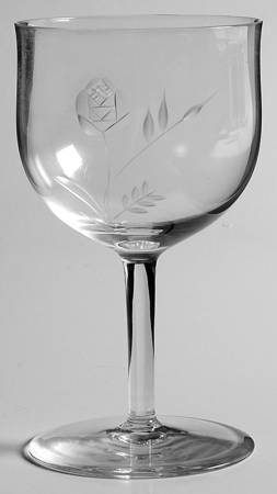 Petite Rose Wine Glass